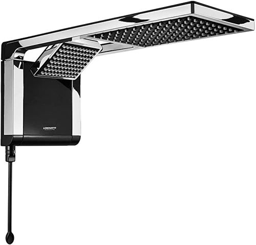 Chuveiro Acqua Duo 127V 5500W Preto/Cromado - Lorenzetti
