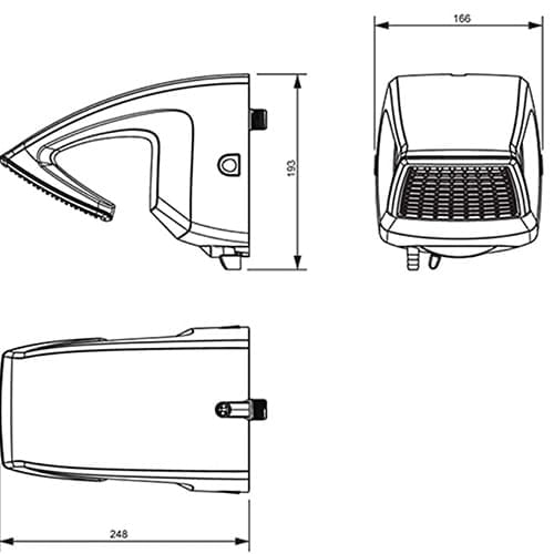 Ducha Futura Multitemperaturas 127V 5500W Branco - Lorenzetti