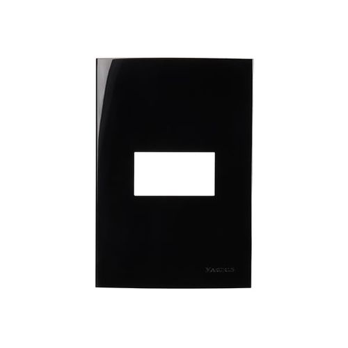 Linha Sleek – Placas 4×2” - 1 posto horizontal – Ebony - Margirius