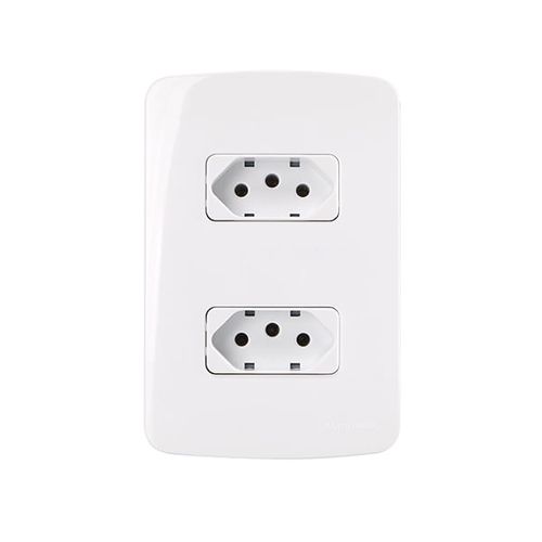 Conjunto 4×2″ Tomadas B3 2 tomadas 2P+T 10A 250V~ - Margirius
