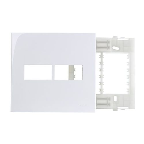 Placa 4×4 + Suporte Sleek – 2 postos horizontais + suporte - Margirius