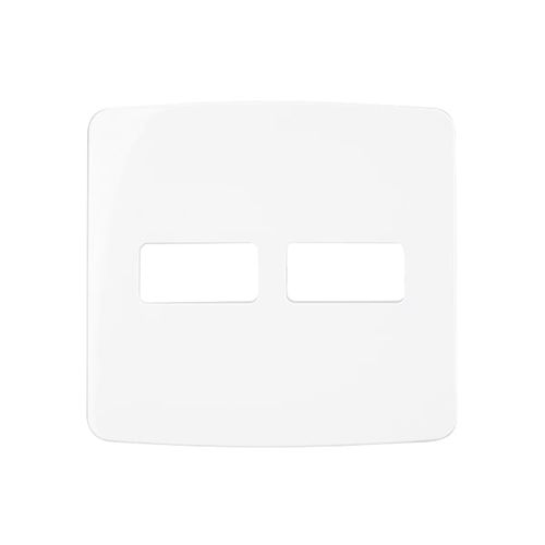 Placa B3 4×4 2 postos B3 – Branco - Margirius