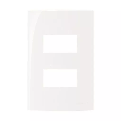 Placa 4×2 Sleek – 2 postos horizontais separados - Margirius