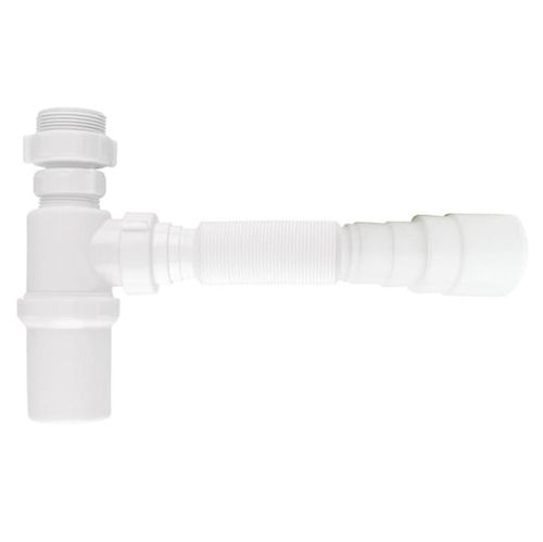 Sifão copo branco universal  dn38/40/48/50 - Amanco
