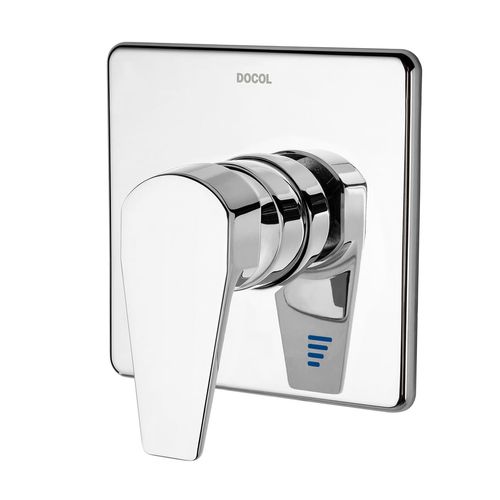 Acabamento monocomando para chuveiro e ducha higiênica alta pressão 1/2" Lift - Docol