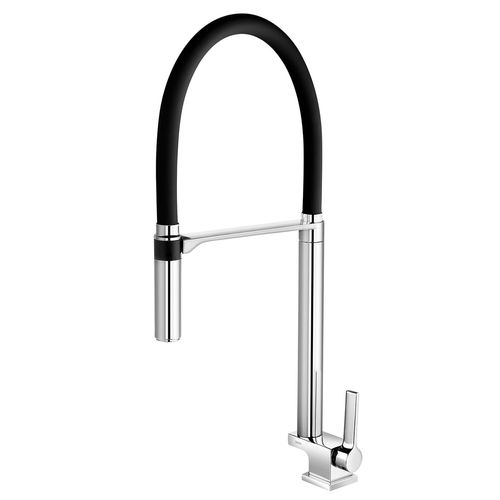 Torneira para cozinha bica alta Doc preto - Docol
