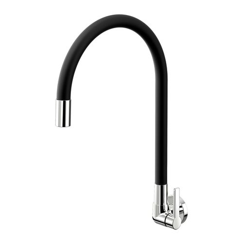 Torneira para cozinha de parede Galiflex preta - Docol