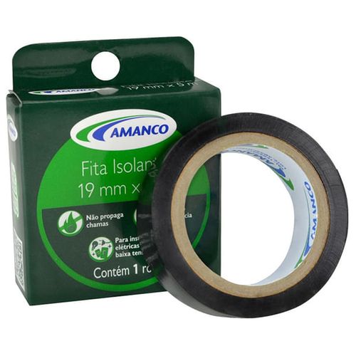 Fita isolante caixa mastengate rápido 19mmx20m - Amanco