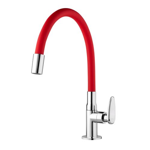 Torneira De Mesa Allure Mouve Vermelha - Viqua
