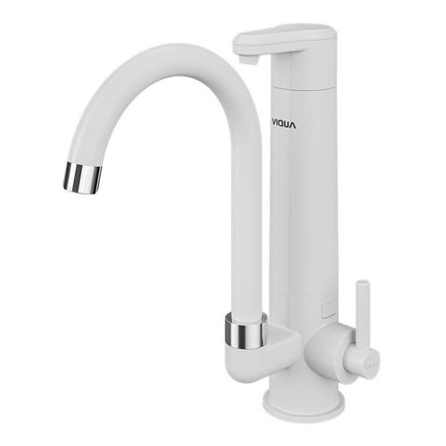 Torneira De Mesa Bica Móvel Com Purificador Lagune Vitalité Branco - Viqua