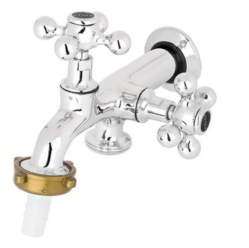 Torneira para máquina de lavar roupa com bucha - 1428 1/2 V-33 - 1428 1/2 V-33 - Kelly Metais