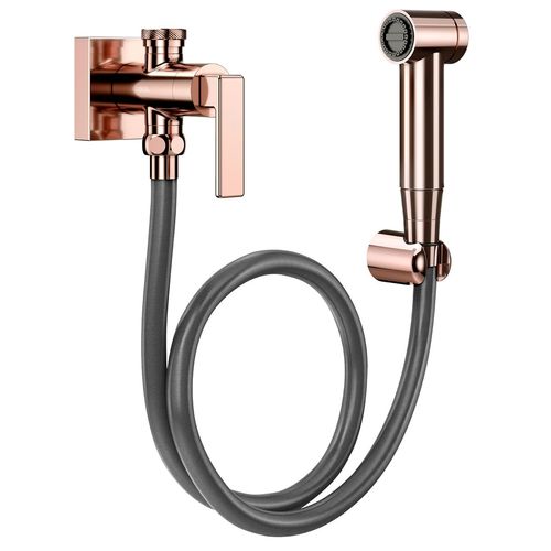 Ducha higiênica com registro e derivação Docol Stillo cobre polido 823730 - Docol