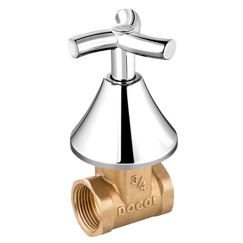 Registro de gaveta docolbase 3/4" com acabamento docol primor 923206 - Docol