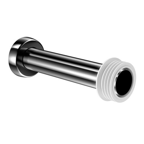 Tubo de ligação bacia 25 cm grafite polido 626348 - Docol