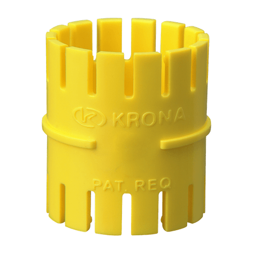 Luva pressão para eletroduto corrugado amarelo 25mm 1246 - Krona