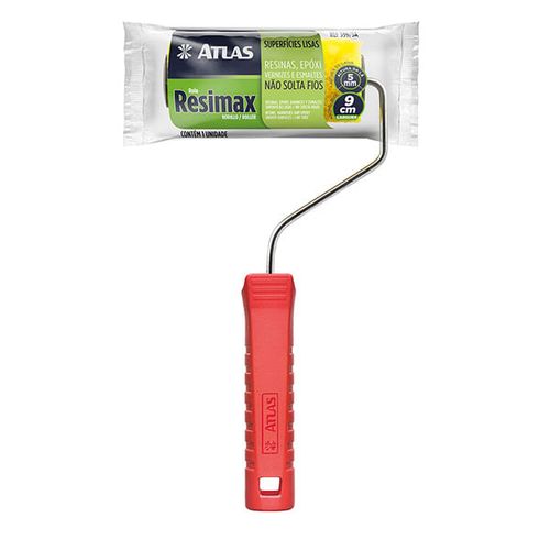 Broxa para pintura redonda de plástico 7,5cm - Atlas