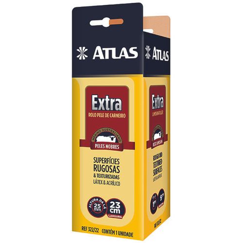 Rolo de pintura Extra de pele de carn 23cm - Atlas