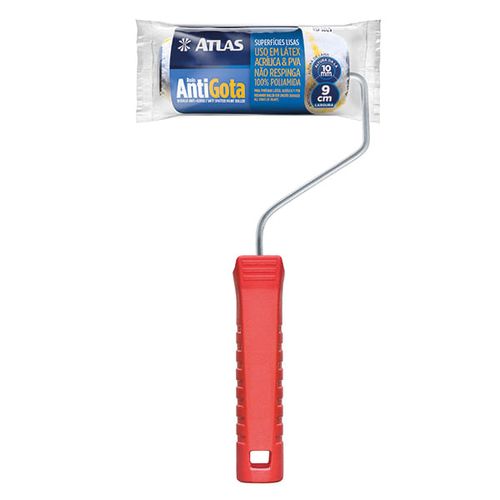 Rolo de pintura antigota poliamida 9cm - Atlas