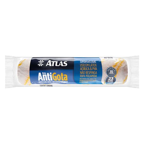Rolo de pintura antigota poliamida 23cm - Atlas