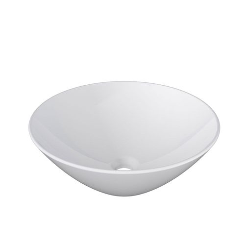 Cuba para banheiro em louça Cuia Branco - Cozimax