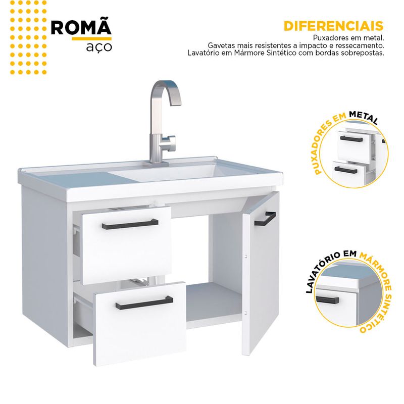 Toucador-em-aco-Roma-Branco-gaveta-Branca---Cozimax