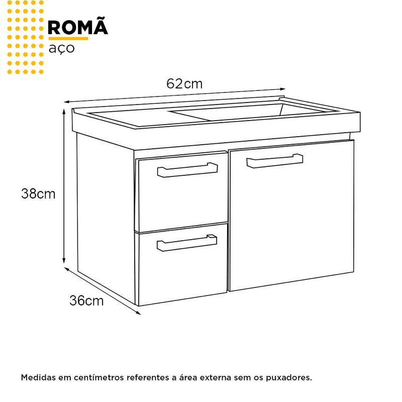 Toucador-em-aco-Roma-Branco-gaveta-Branca---Cozimax
