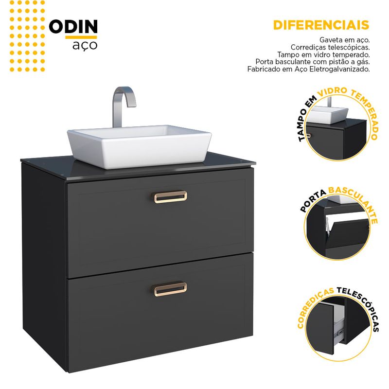 Gabinete-para-banheiro-em-aco-com-tampo-em-vidro-temperado-Odin-preto---Cozimax