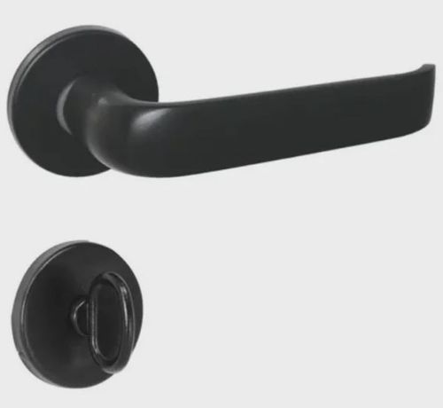Fechadura Victoria para banheiro Arouca Fechaduras, 508449/40-ZEP - Cor Preto - Arouca