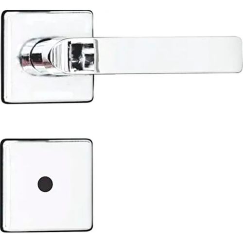 Fechadura 1700 Banheiro Italy Quadrada Cromado (1720/10qc) Silvana - Assa Abloy