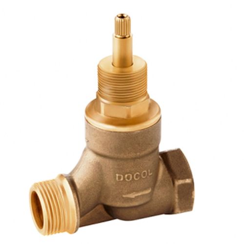 Registro docolbase cerâmico 1/2 volta sentido de abertura anti-horário 3/4" 569300 - Docol