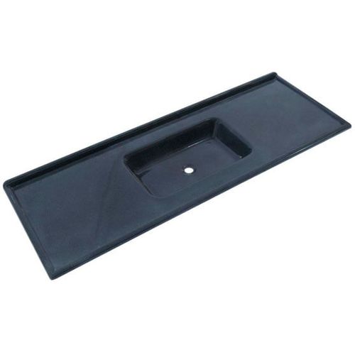 Pia premium em mármore sintético 120 x 54 verde romano - P124VR - Decoralita