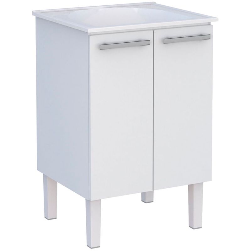 Gabinete-em-Aco-Venus-Branco-com-tanque-60-Branco---Cozimax