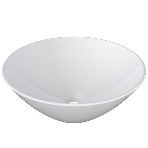 Cuba para banheiro em louça Cuia Branco - Cozimax