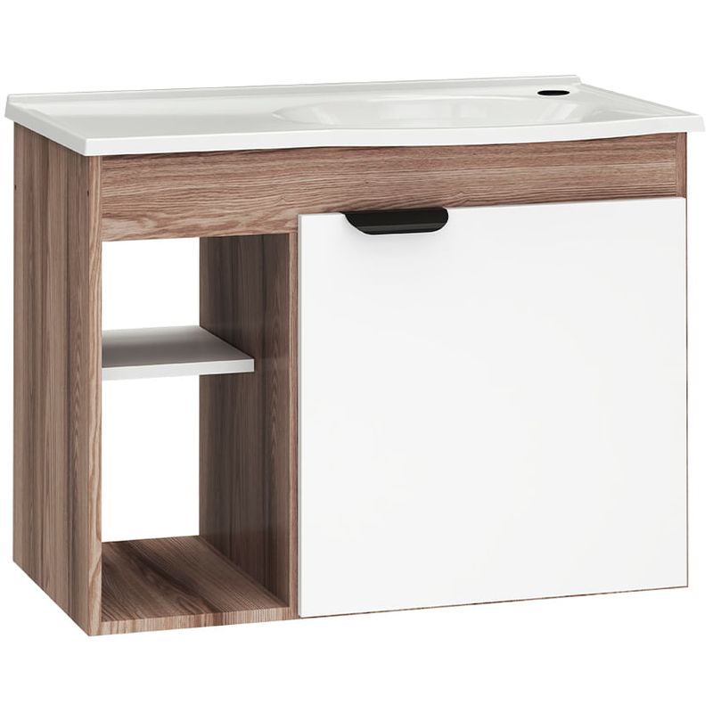 Gabinete-Para-Banheiro-em-Madeira-1-Porta-Dalia-60-Tamarindo-Branco---Cozimax