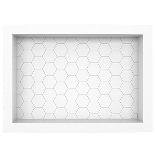 Nicho para banheiro em plástico injetado Max 40x27 branco - Cozimax