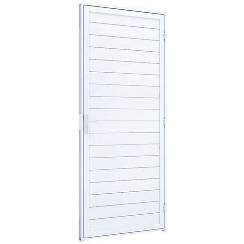 Porta De Alumínio Lambri De Giro Sem Friso Com Macaneta - A187.1 - Ullian