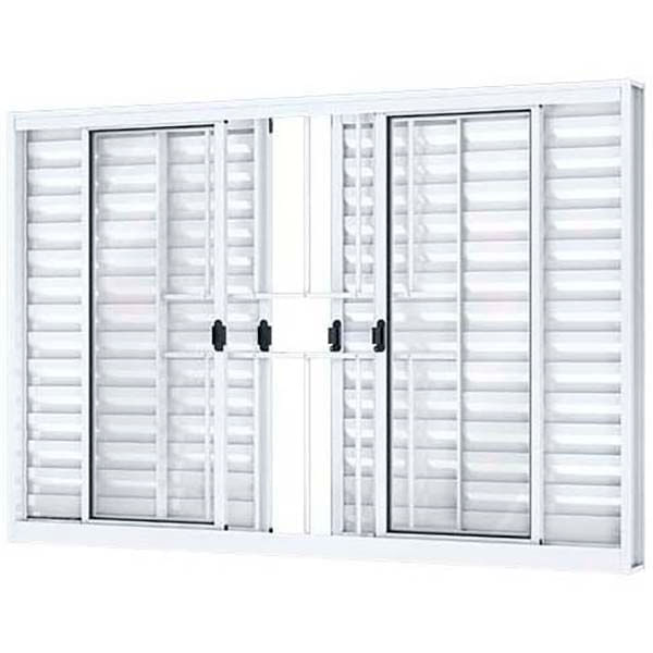 JANELA-DE-ALUMINIO-VENEZIANA-DE-CORRER-CENTRAL-4-FOLHAS-MOVEIS-E-2-FIXAS-COM-GRADE-A284-0
