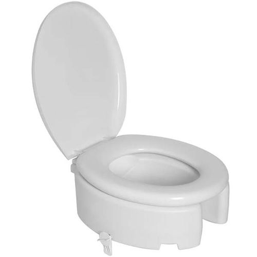 Assento Sanitário Elevado com Trava e TPK - Cor Branco - Astra