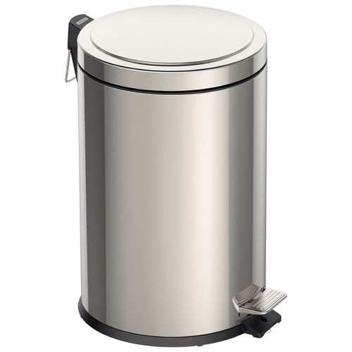 Lixeira Inox com Pedal Tramontina Brasil com Acabamento Polido e Balde Interno Removível 20 L - Tramontina