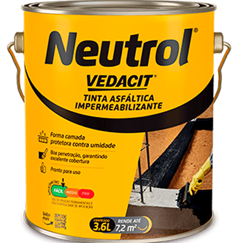 Neutrol galão de 3,6 litros- 121826 - Vedacit