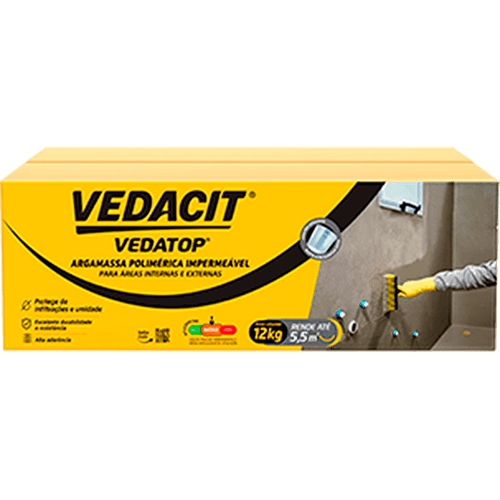 Vedacit vedatop caixa com 12 kg - 112805 - Vedacit