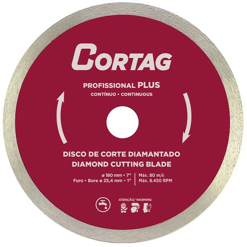 Disco diamantado d.200xd.25.4 mm profissional plus - Cortag