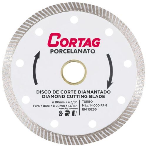 Disco diamantado porcelanato - Cortag