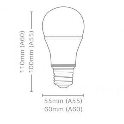 Lâmpada Bulbo LED BIV 9W 6500K Elgin