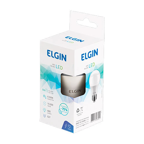 Lâmpada Bulbo LED BIV 9W 6500K Elgin