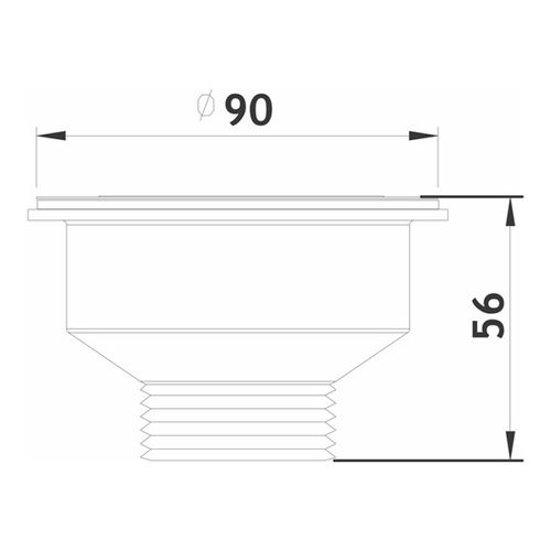 Valvula De Inox Plus/Pino Metalico "3.1/2-Ghelplus