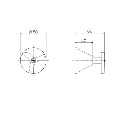 Acabamento para registro DocolBase 3/4" Nova Pertutti