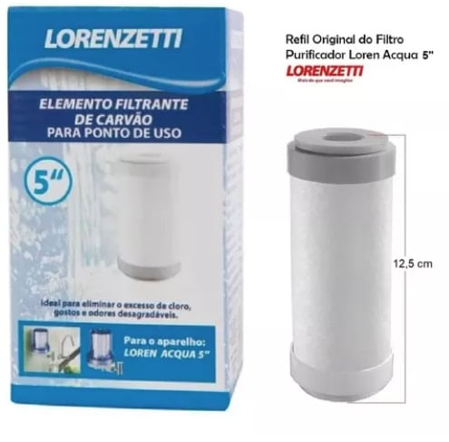 ELEMENTO FILTRANTE DE CARVAO 5"