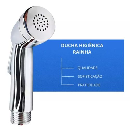 Ducha Higiênica Rainha Metal Gatilho 1/4 Volta