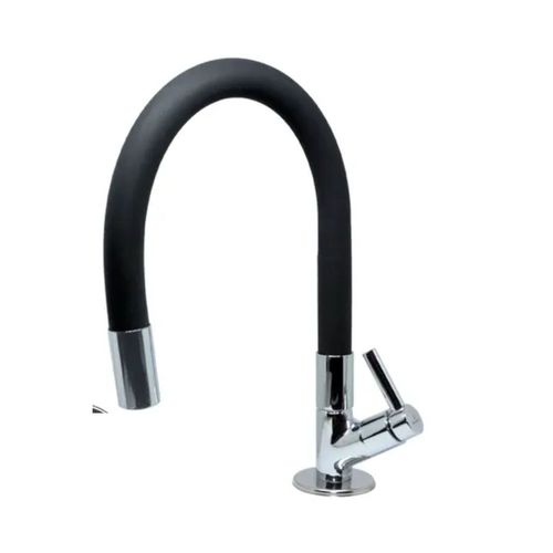 Torneira Cozinha Rainha Bancada Flexível Preto